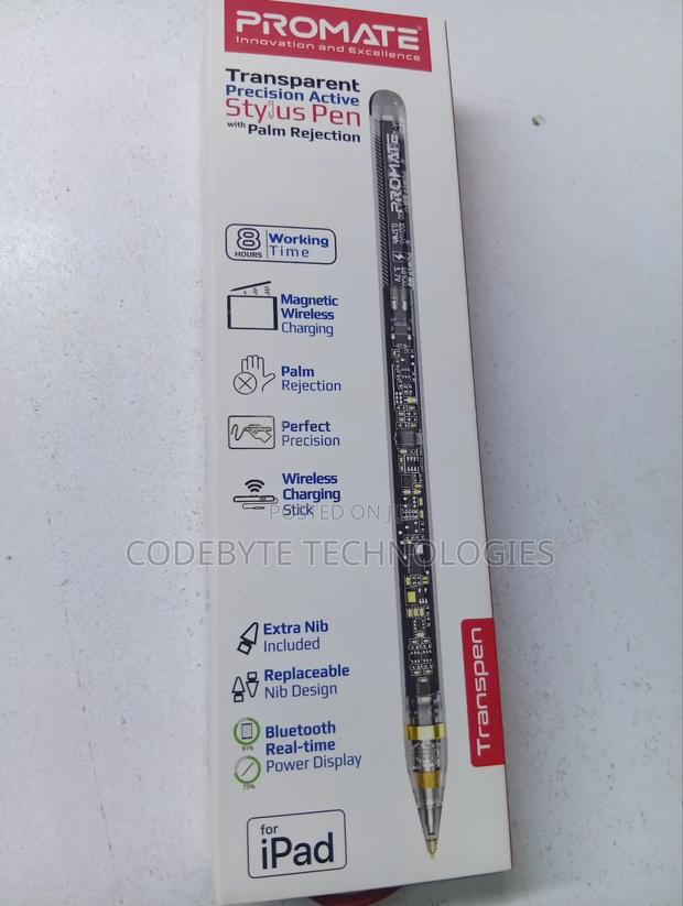 Transparent Precision Active Stylus Pen With Palm Rejection - thumbnail 2