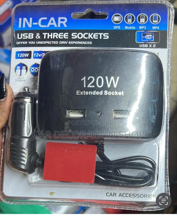 New 120watts Cigarette Lighter Powered Cigar Extension