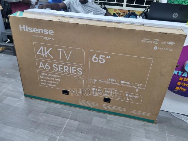 Hhisense 65 65a6n (New Model 2025) Uhd Smart Frameless Tv