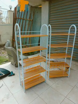 Brown White Shoe Rack Holder