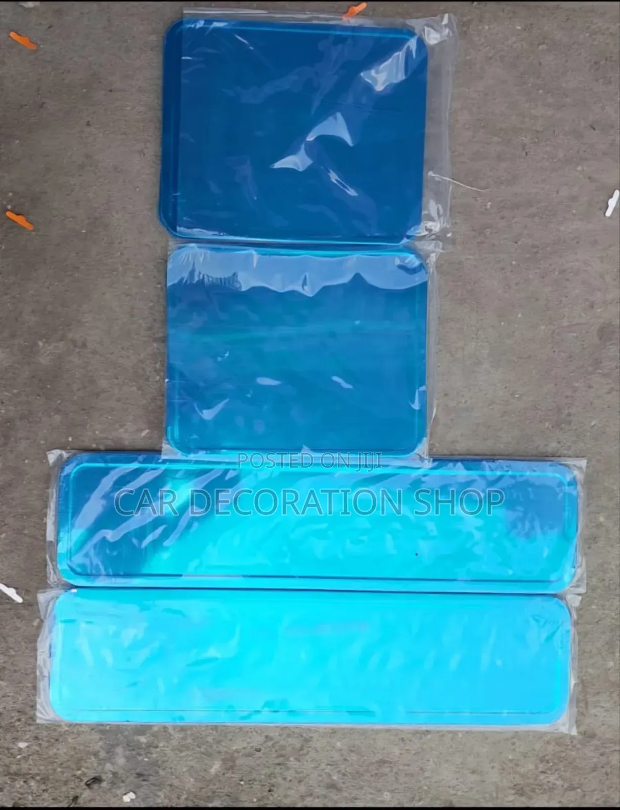 Metallic Plates Frame Square and Oblong Set