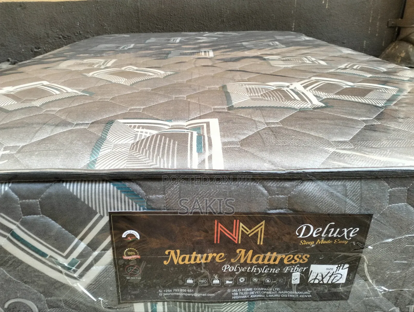 4.5 X 6 Fibre Mattresses 8inch, High Density Quilted