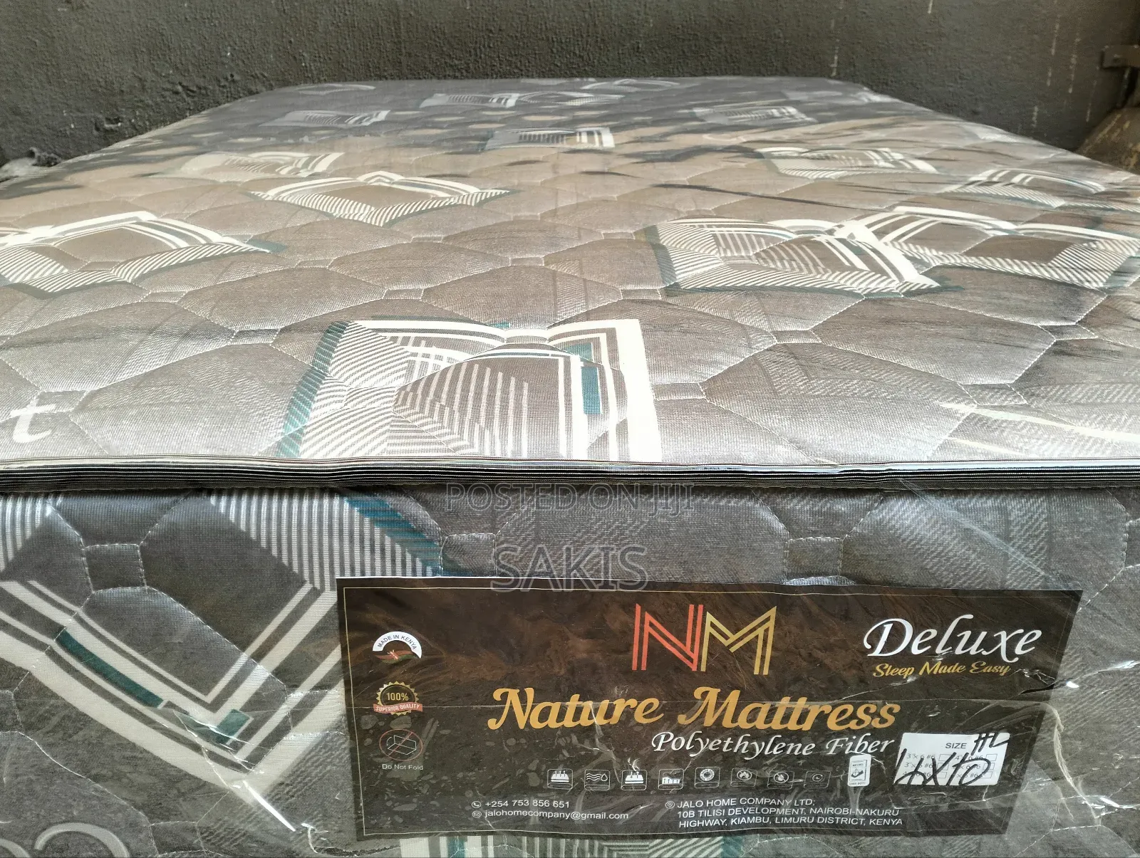 4.5 X 6 Fibre Mattresses 8inch, High Density Quilted