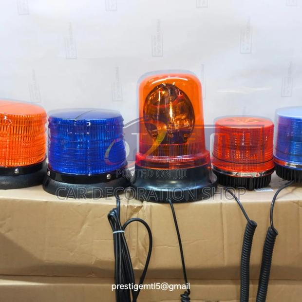 Different Sizes Red,Amber,Blue 12_24v Beacon Light 2000-3500