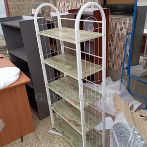 White Shoe Rack Holder Grey