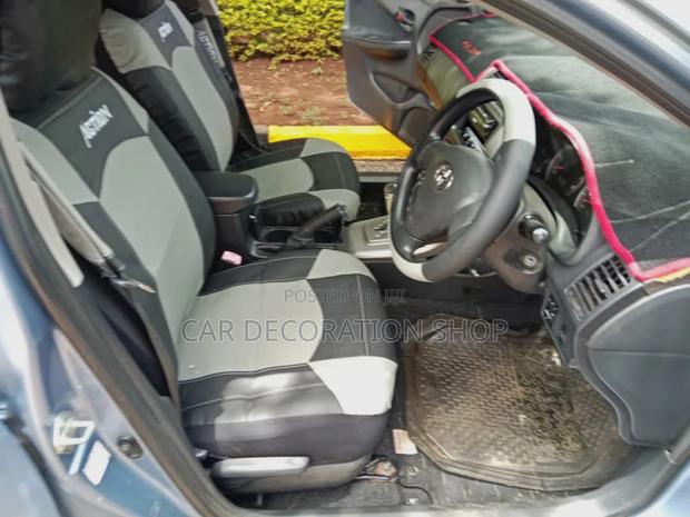 Car Seats Fitted With Leather Grey_black Seat Cover+Steering