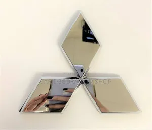 Silver Mitsubishi Star Logo Available in Different Sizes