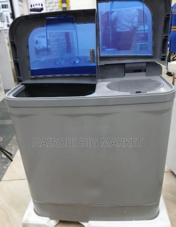 White Tlac Semi Automatic Washing Machine M/8 - main view