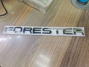 Chrome Forester Replacement Chrome Replacement Decal Badge