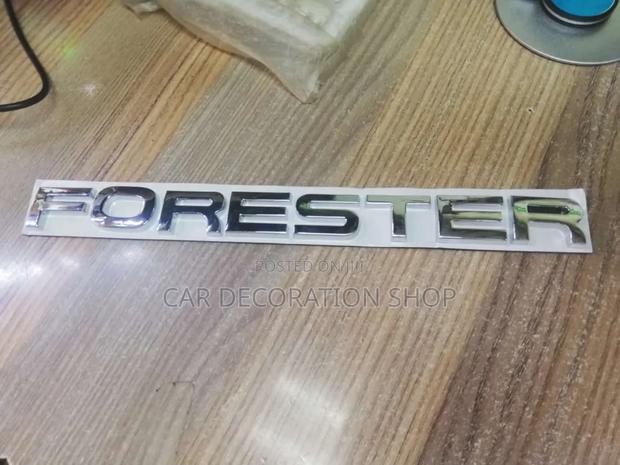 Chrome Forester Replacement Chrome Replacement Decal Badge