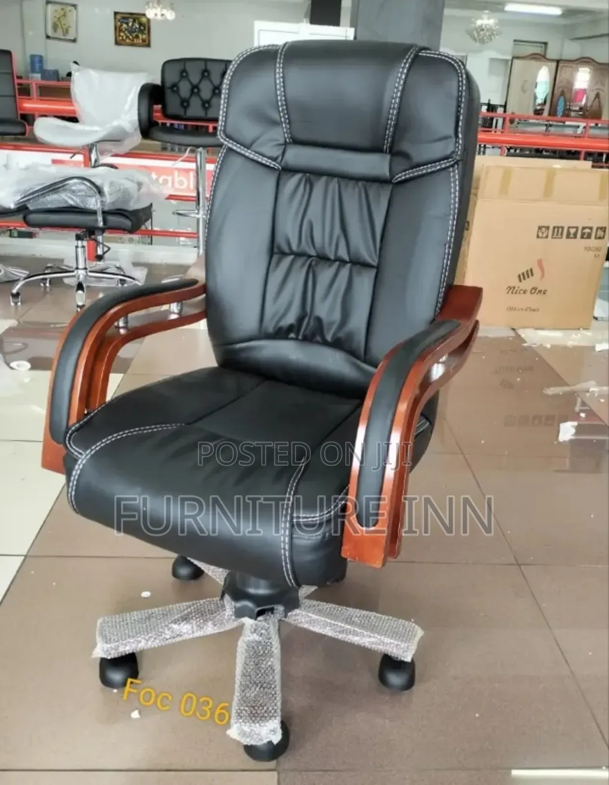 Pure Leather Orthopedic Office Chair