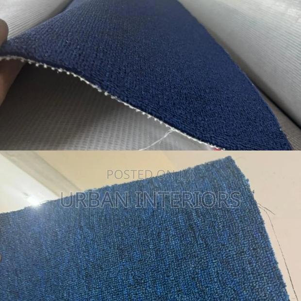 Navy and Ocean Blue Wall to Wall Carpets
