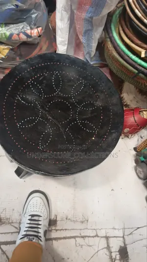 African Tradition Leather Stools