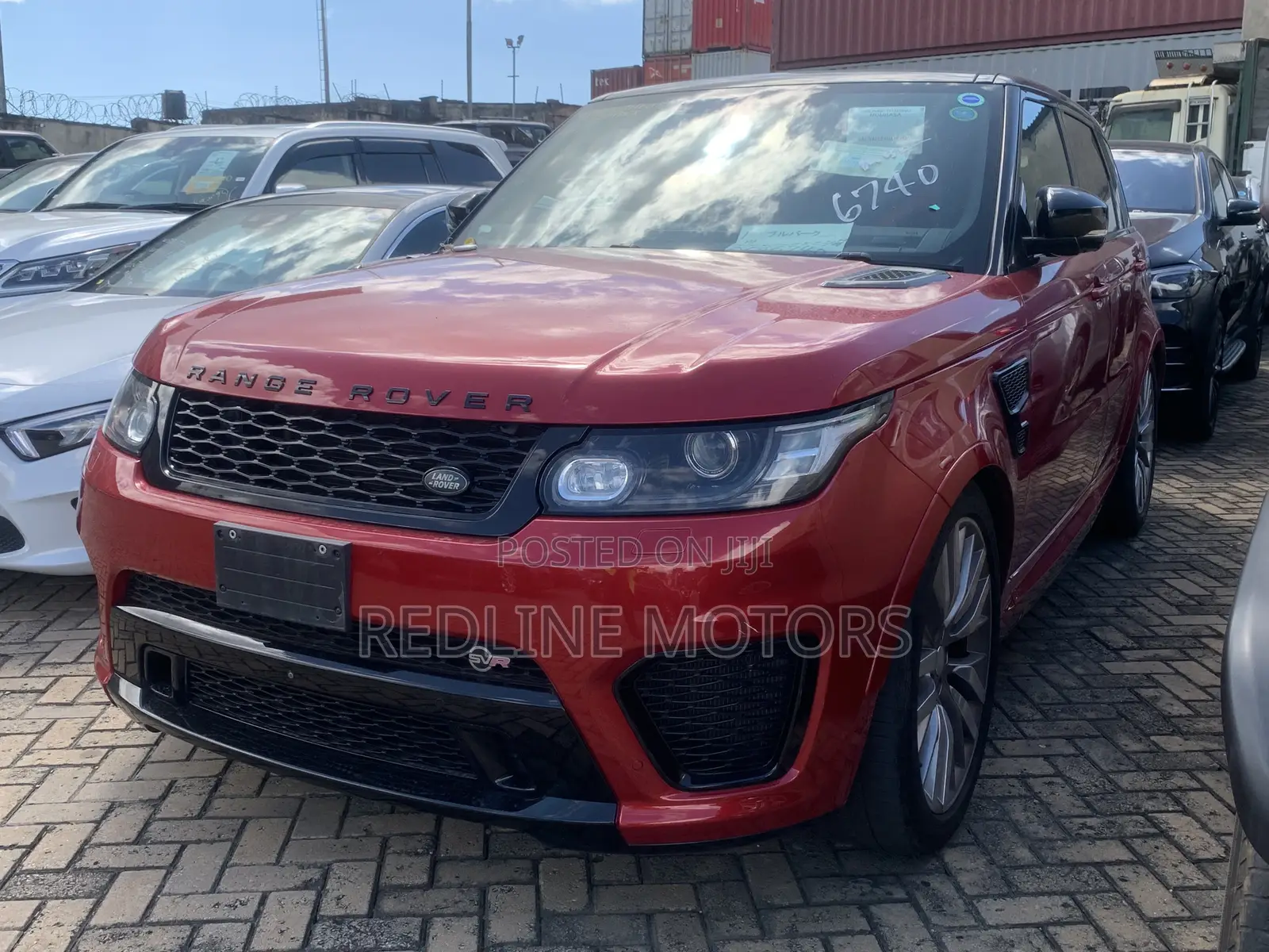 Land Rover Range Rover Sport SVR 2018 Red