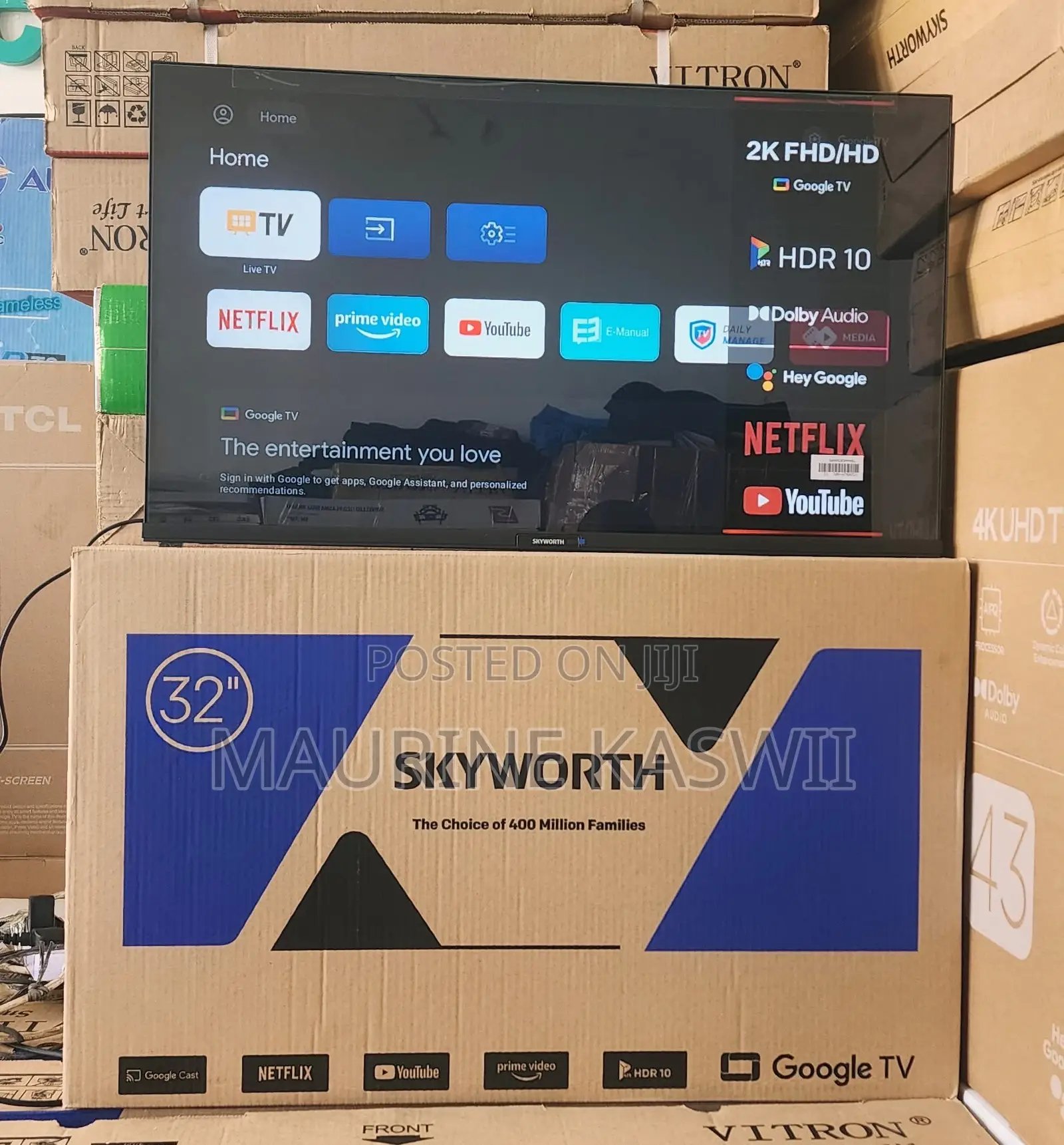 Skyworth 32e3500g 32 Inch Full Hd Smart Google Tv