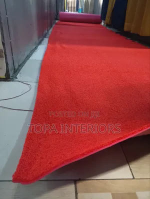 Outdoor Walkway Red PVC Antislip Rugs