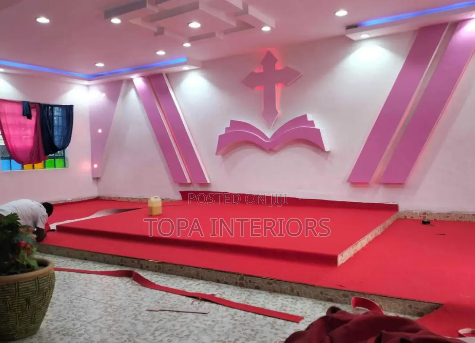 Decorate Your Church Altar With Classy Wall to Wall Carpets