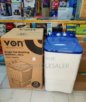 Von -10 KGS - Washing Machine -Single Tub - Vals-10mfw