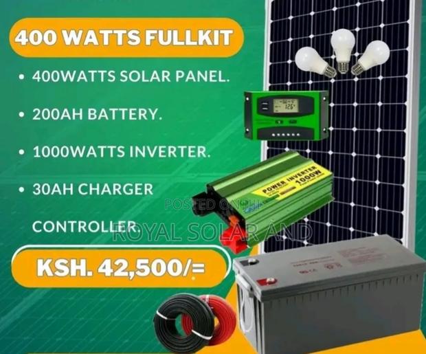 400watts Solar Kit - main view