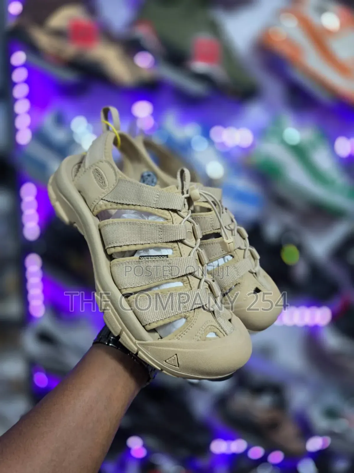 Leather Quality Plain and Colour Keen Open Shoes Edition