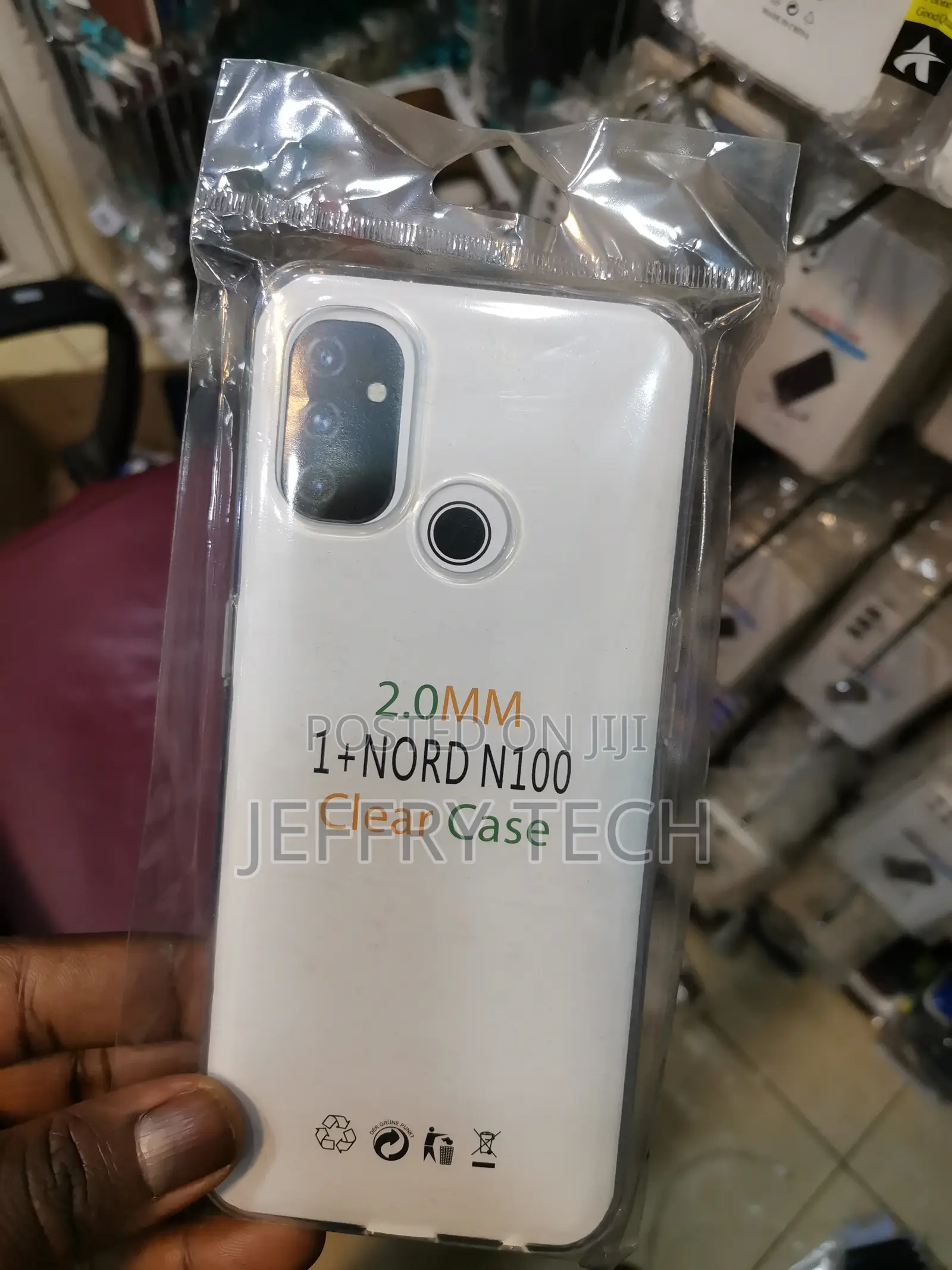 Worfox Back Cover for Oneplus Nord N100(Transparent, Camera