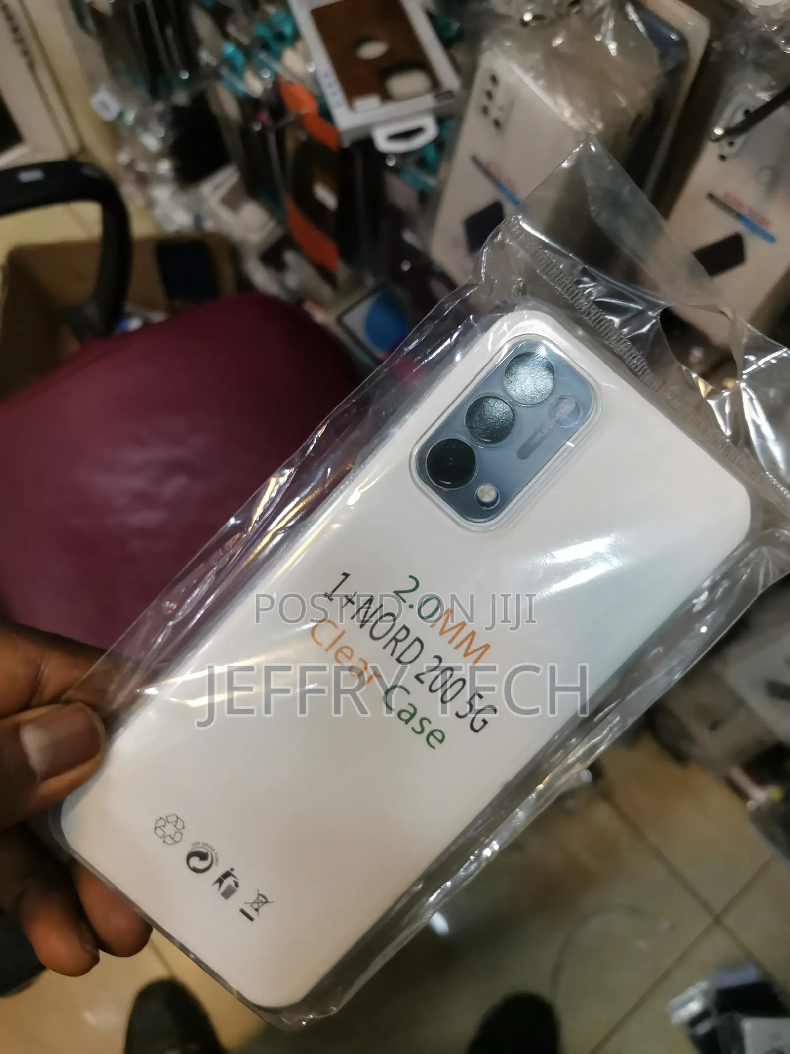 Littro Back Cover for Oneplus Nord 200 5g (Transparent