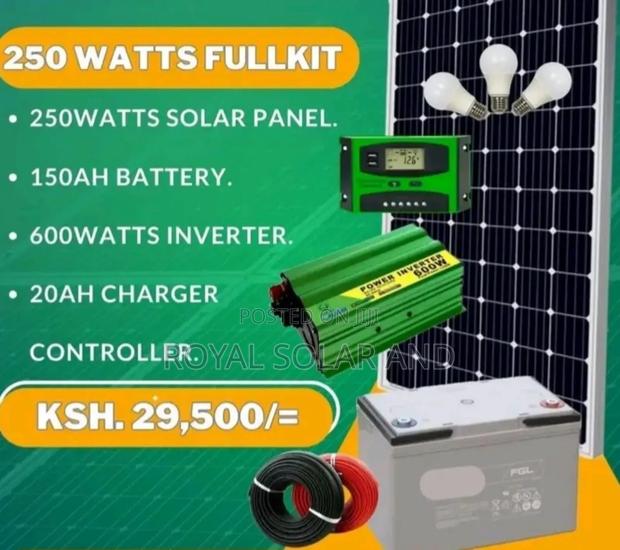 250watts Solar Power - main view