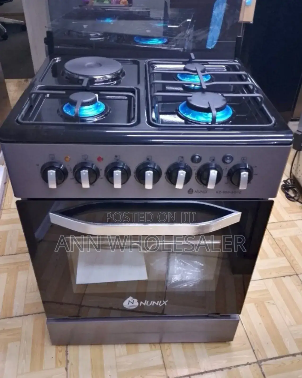 3+1 Nunix Gas Cooker With Electric Oven E/7