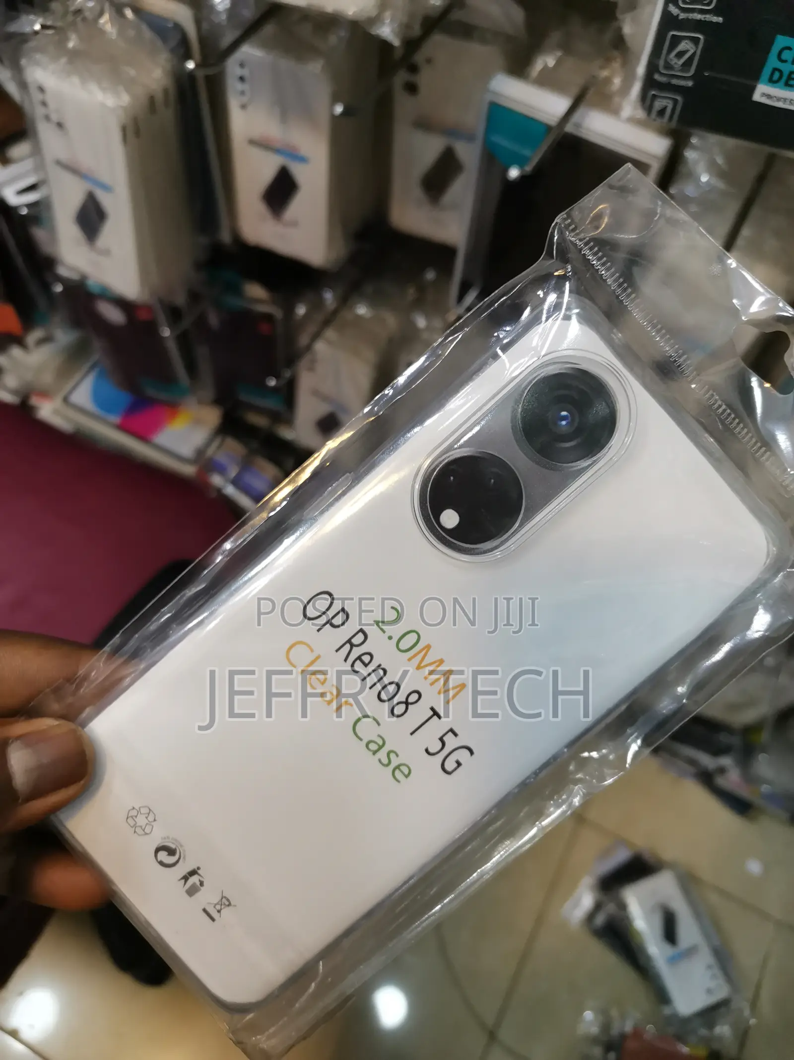 Casenew Back Cover for Oppo Reno 8t 5g (Transparent, Shock