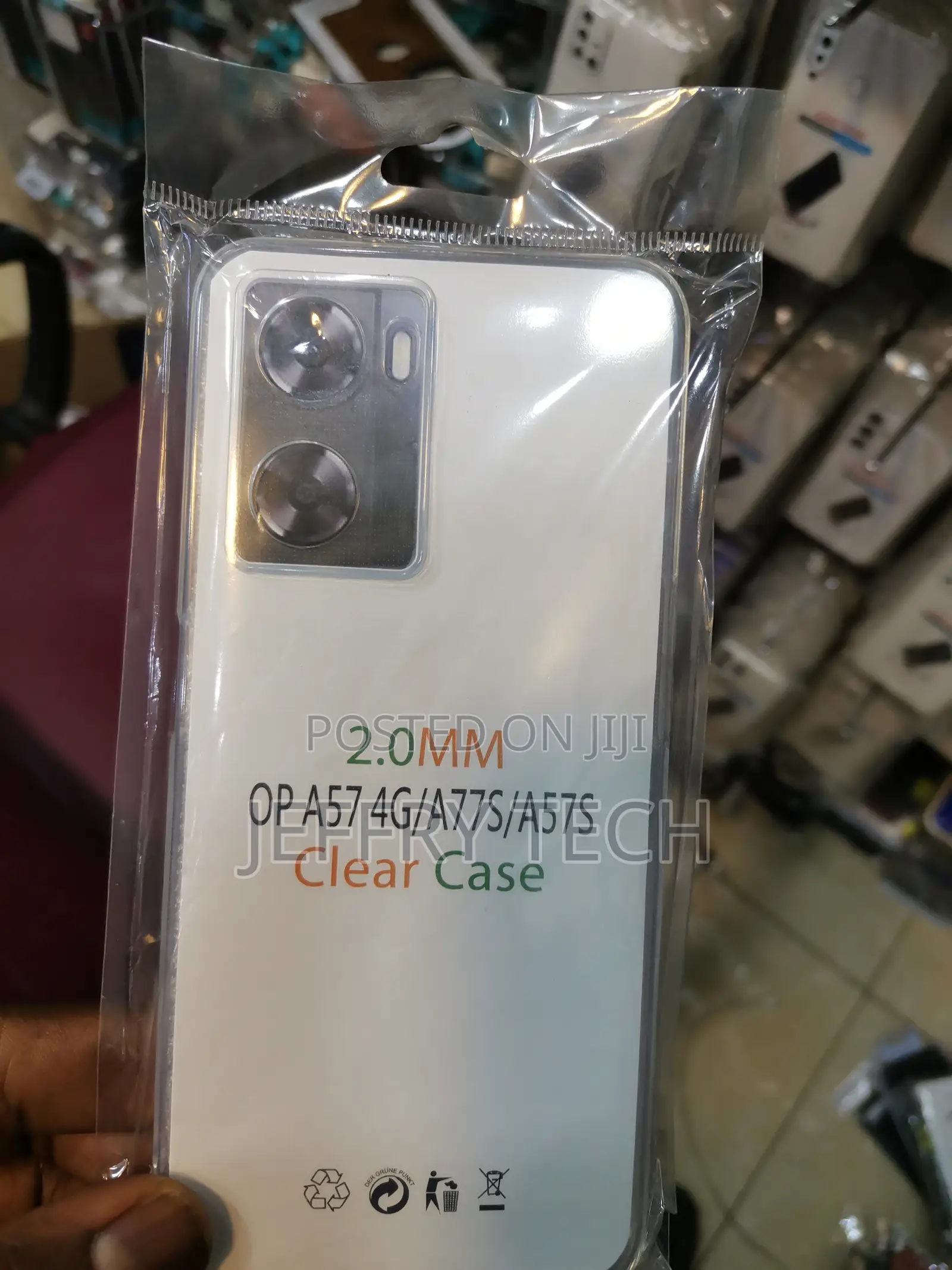 Pro Design Back Cover for Oppo A57 (Transparent, Shock Proof