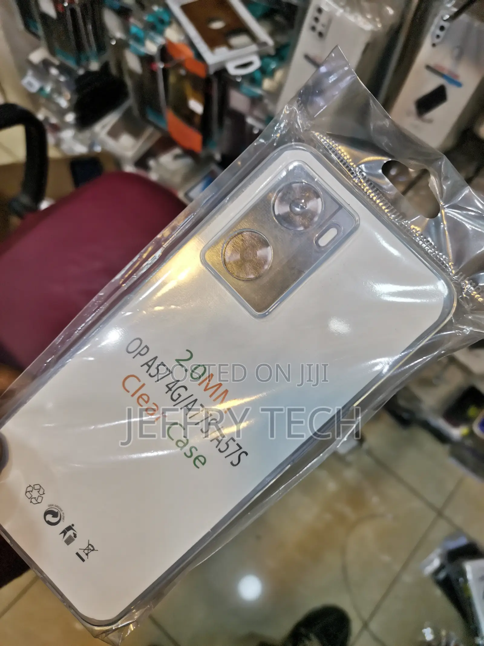 Pro Design Back Cover for Oppo A57 (Transparent, Shock Proof