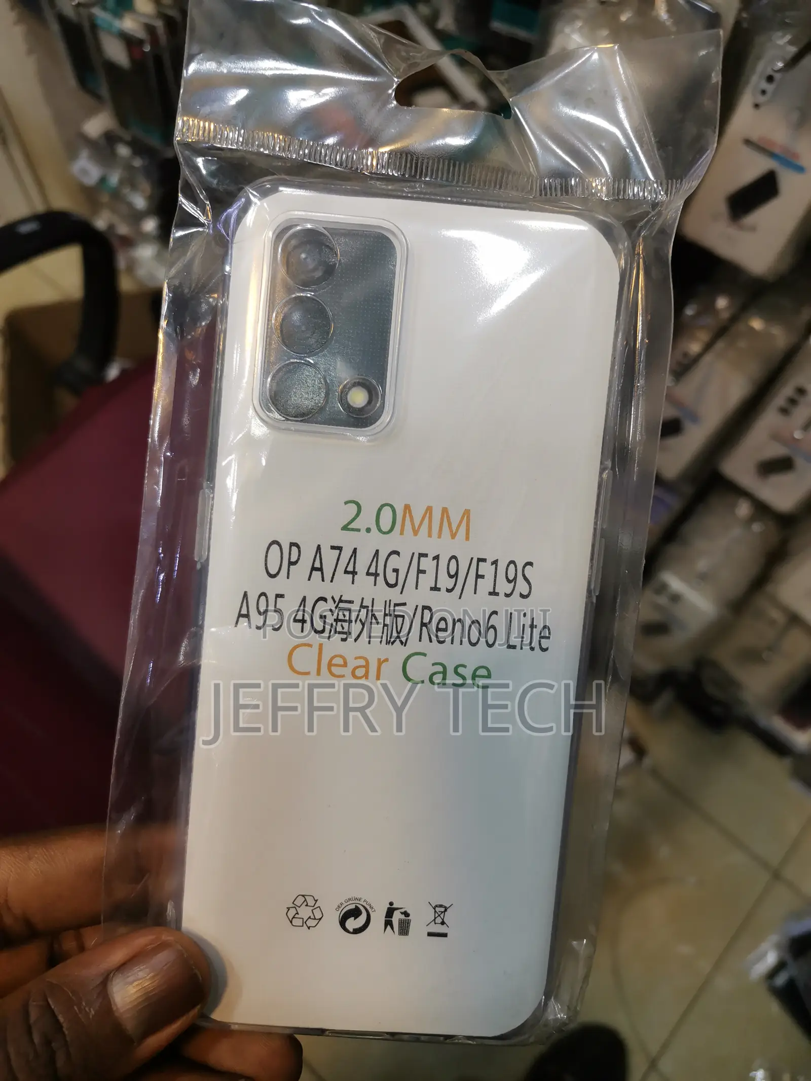 Wow Imagine Bumper Case for Oppo A74 (Clear, Flexible,