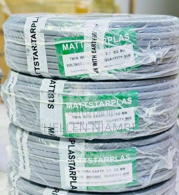 1.5mm Twin Cable With Earth Wire - main view