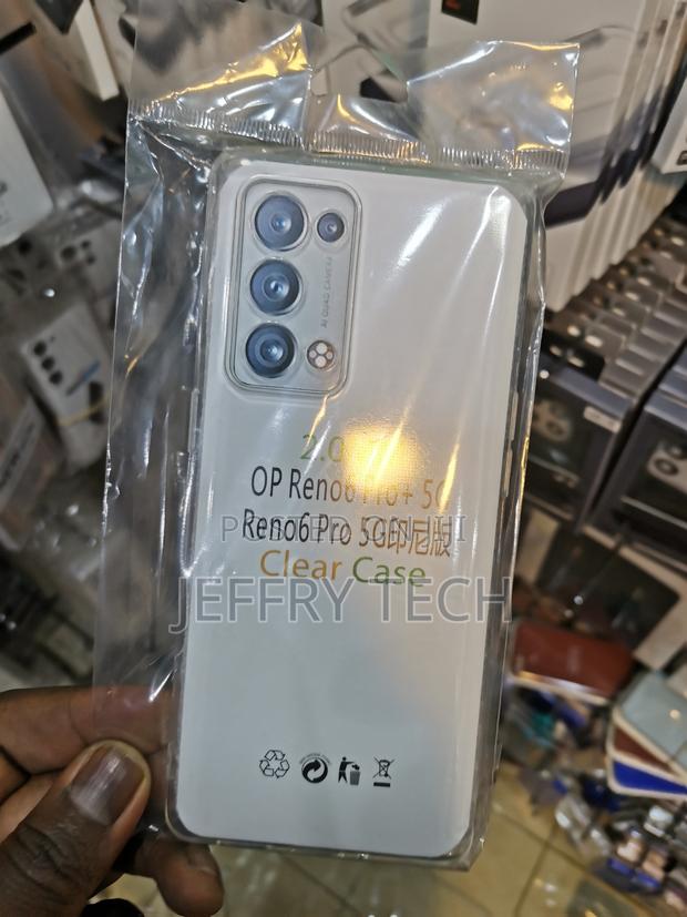 Worfox Back Cover for Oppo Reno 6 Pro 5g (Transparent,