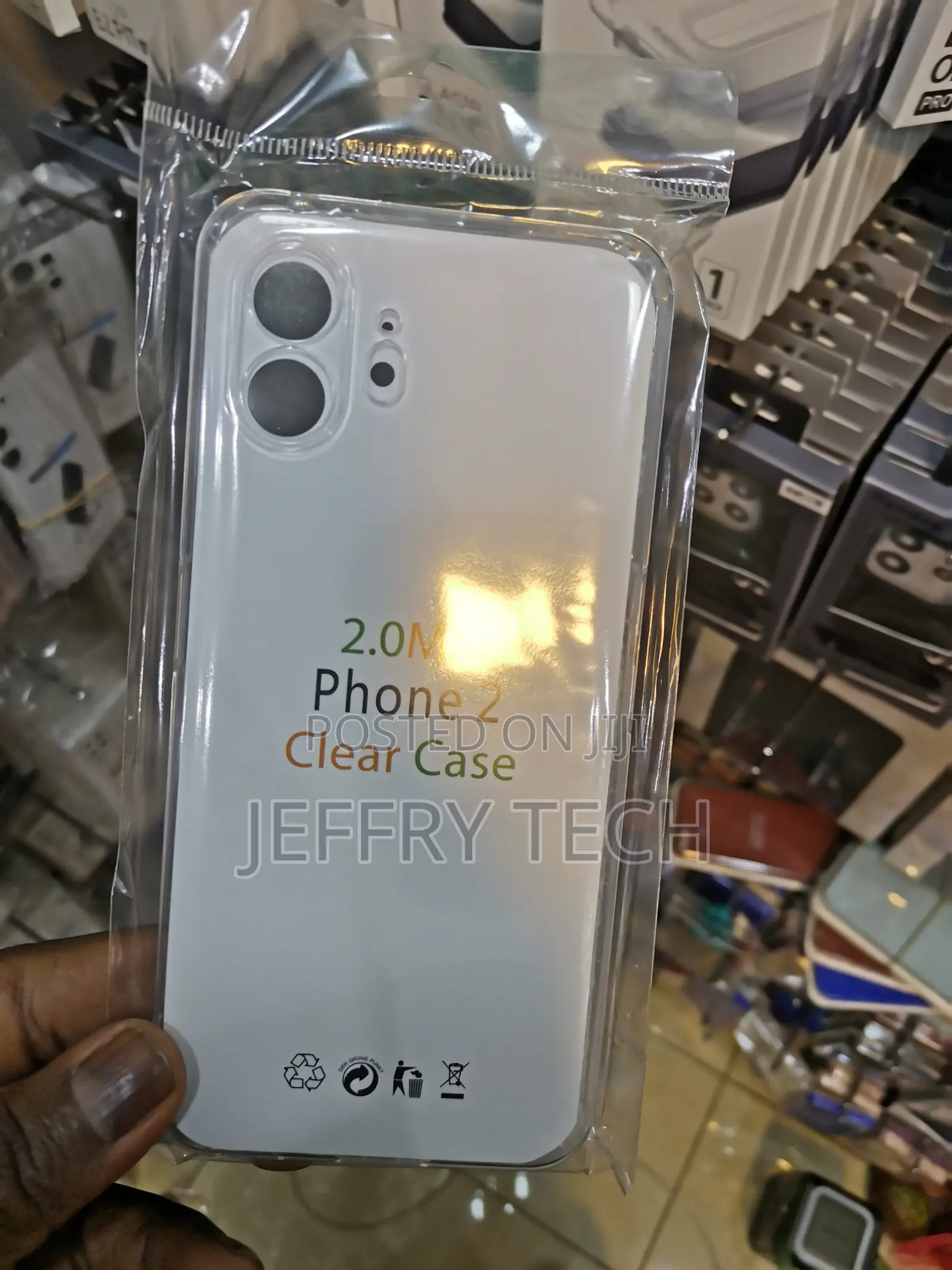 Creation Back Cover for Nothing Phone 2 (Transparent,