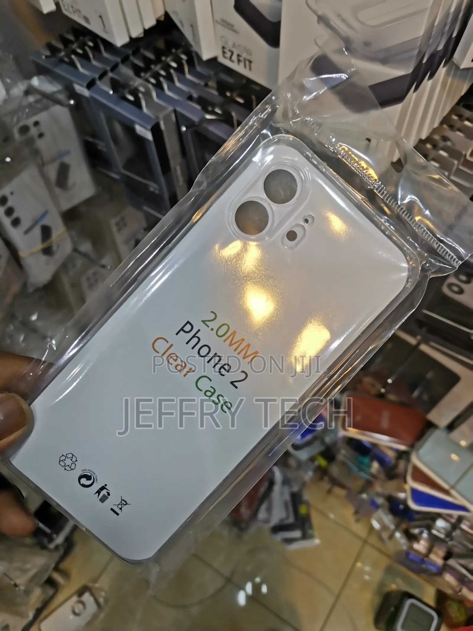 Creation Back Cover for Nothing Phone 2 (Transparent,