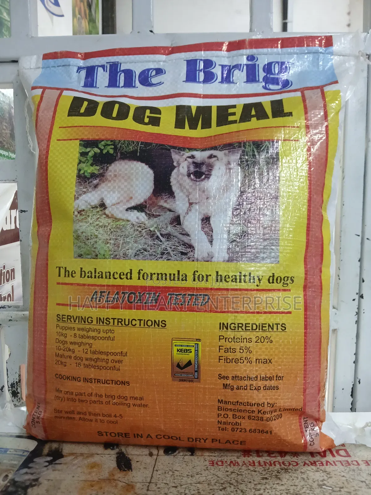 The Brig Dog Meal 5kgs