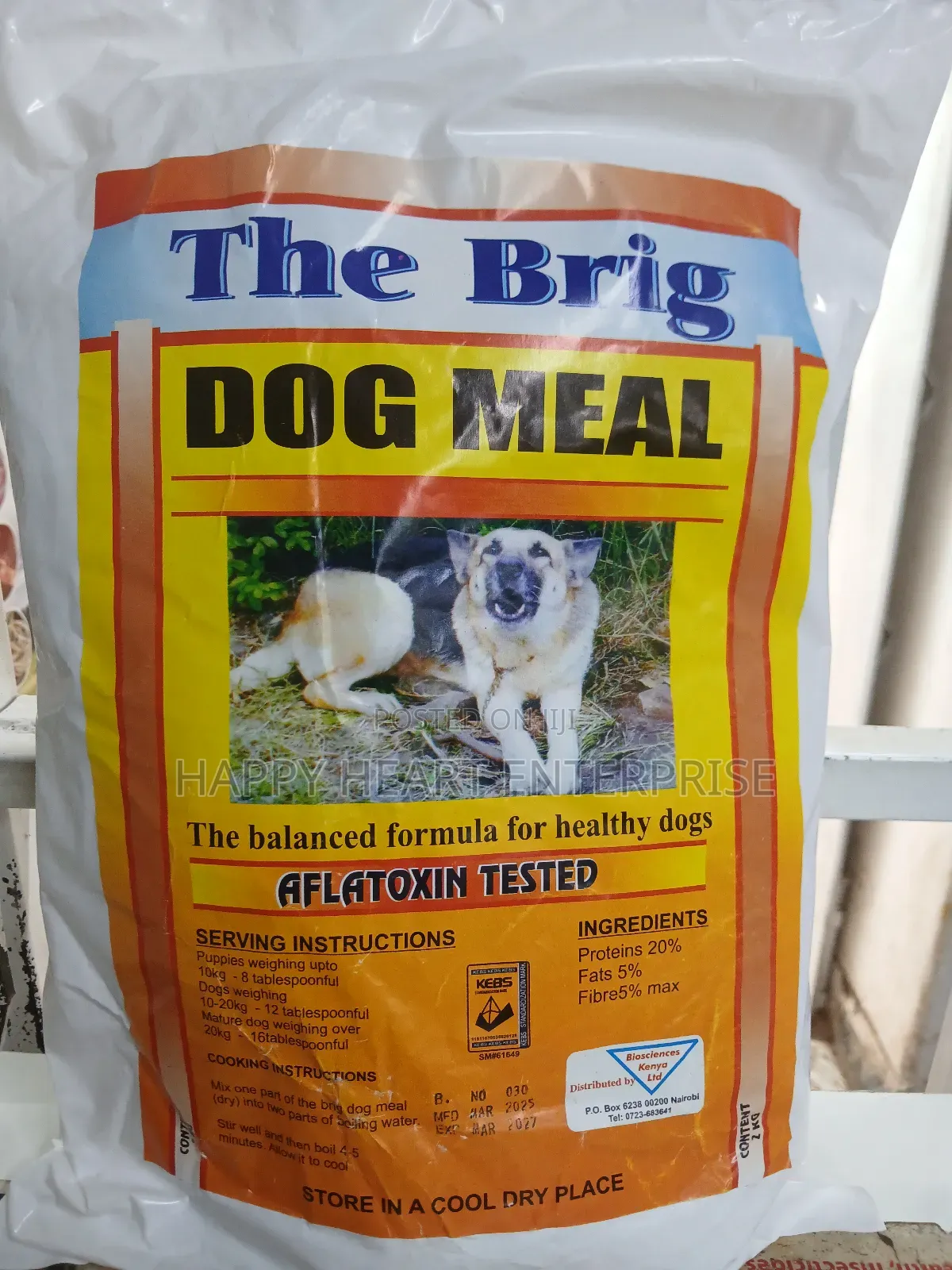 The Brig Dog Meal 2kgs