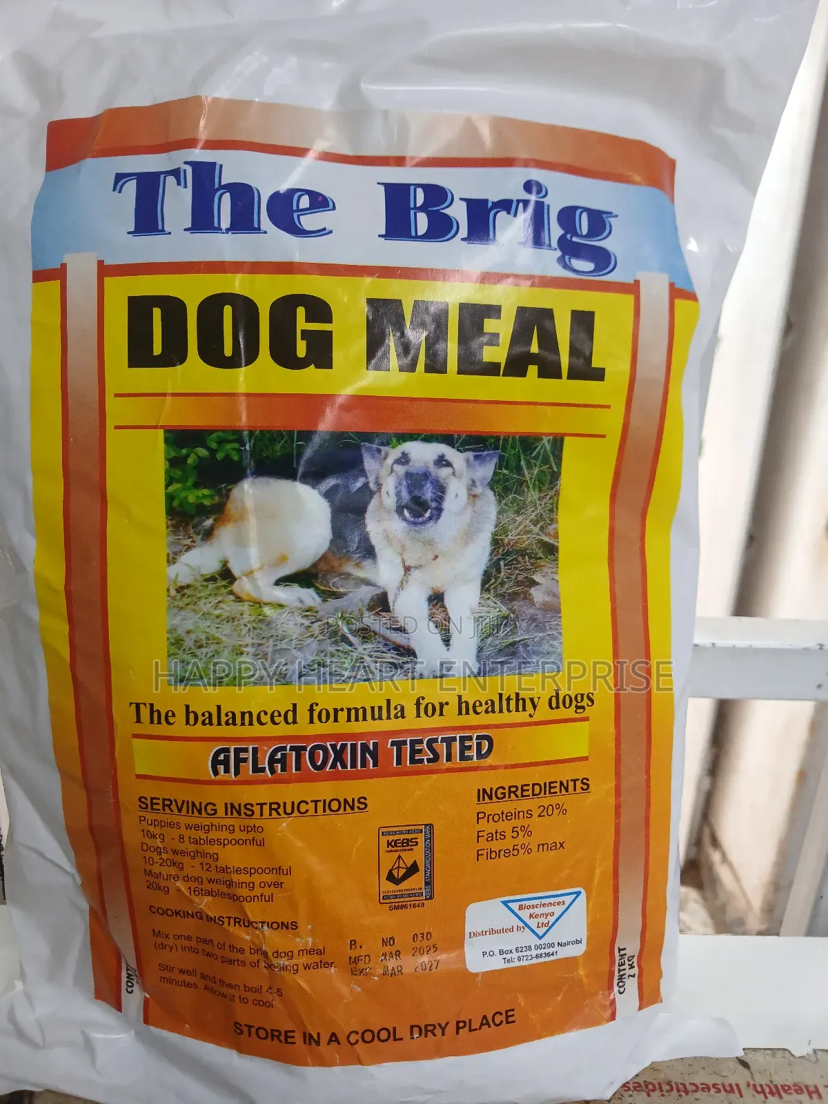 The Brig Dog Meal 2kgs