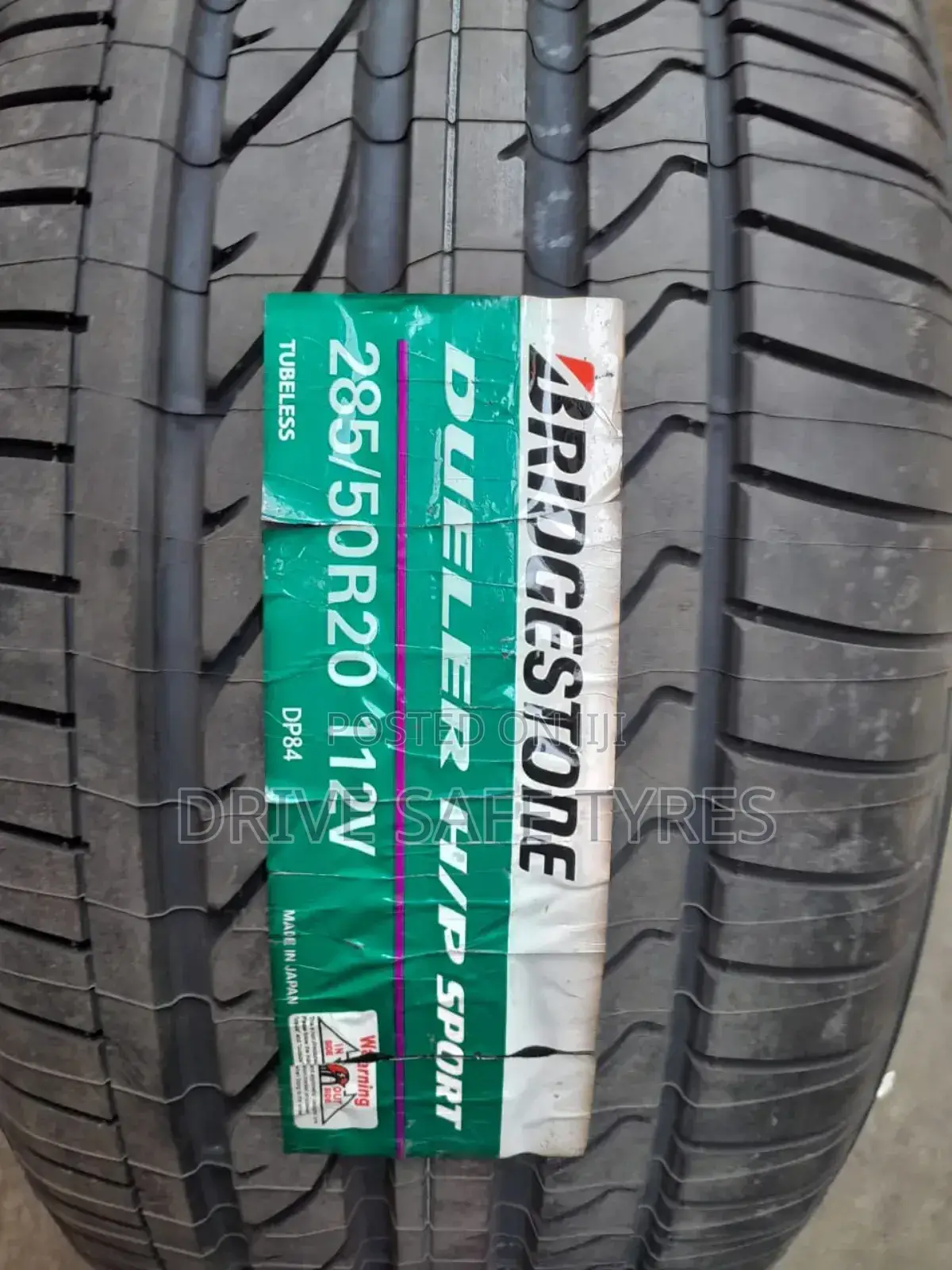285/50 R 20 Brand New Bridgestone Tyre