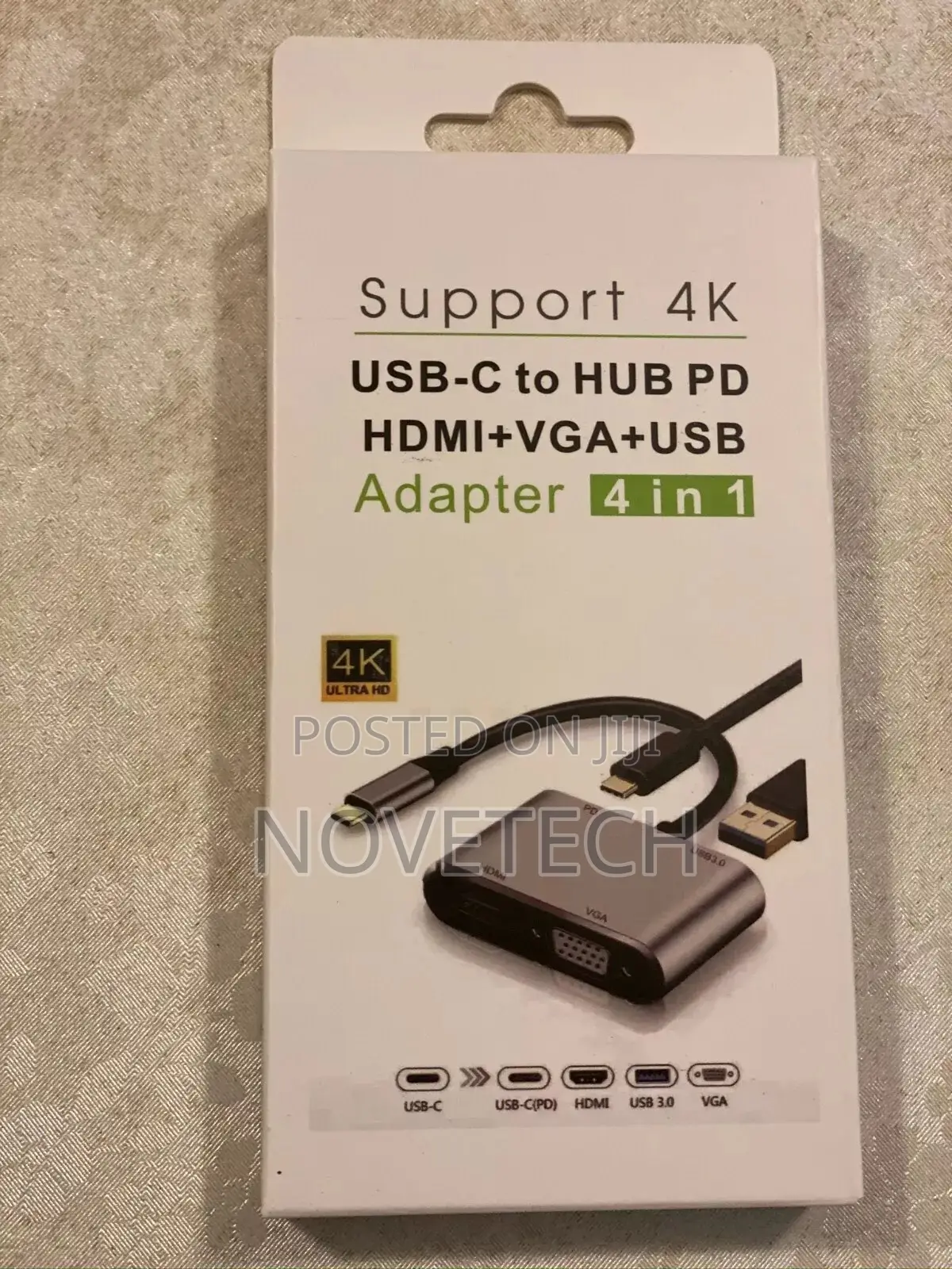 4-in-1 Usb Type-C Hub Pc Laptop Macbook