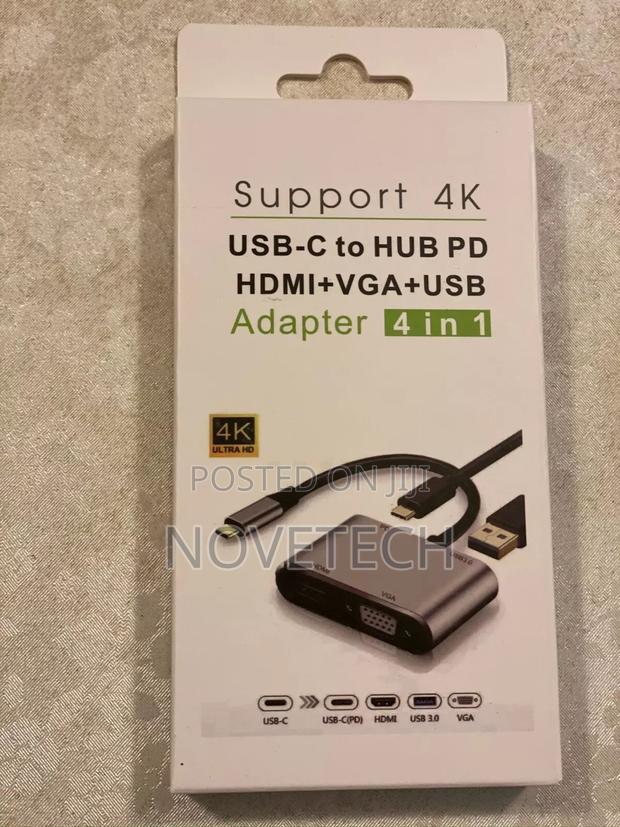 4-in-1 Usb Type-C Hub Pc Laptop Macbook - main view