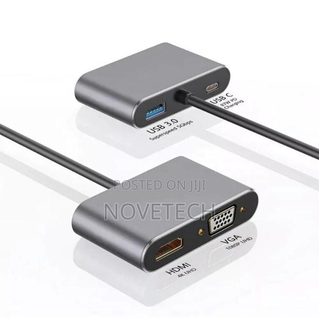 4-in-1 Usb Type-C Hub Pc Laptop Macbook - thumbnail 2