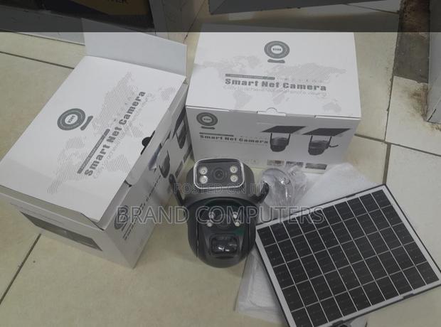 V380 Pro Wifi Dual Lens Solar CCTV Outdoor Camera 2mp