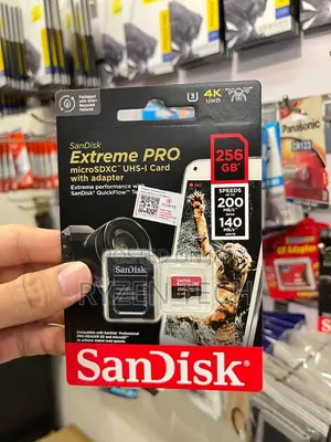 Sandisk Extreme Pro Microsdxc Sd Card Up to 200mb/S - 256gb