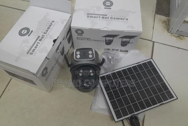 Wifi Solar Camera Powered PTZ 360° Dual Lens CCTV Camera - main view