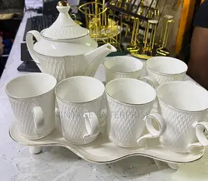 Tea Set With Ceramic Tray