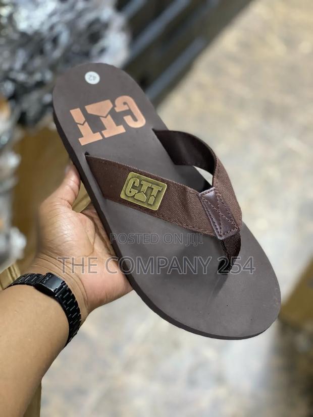 Quality Designer Rubber Sole Open Slide Sandal