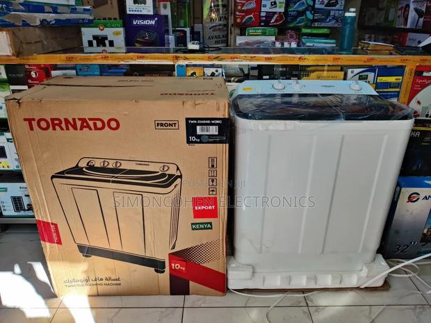 New Tornado Washing Machine Top Load Twin Tub 10kg