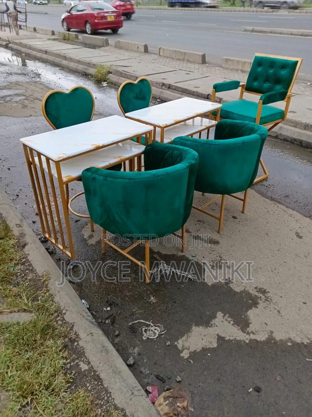 2 Manicure Sets and a Makeup Seat, Green and Gold  - main view